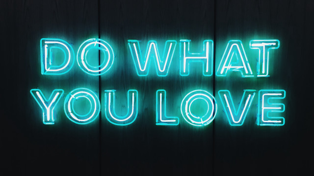 Neon sign do what you free wallpaper - medium preview image