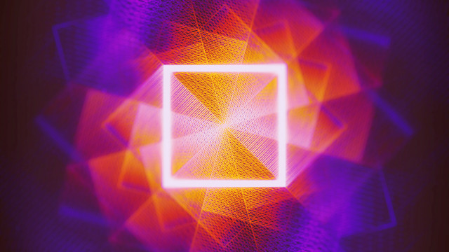 Bright purple orange abstract square free wallpaper - medium preview image