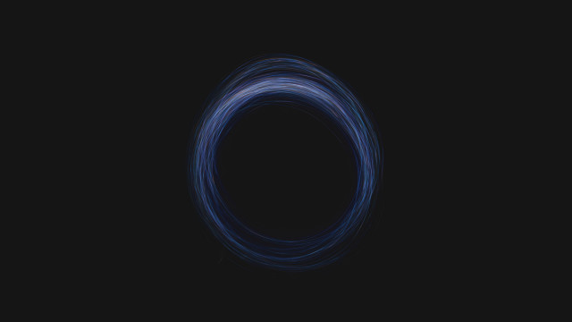 Black background blue circle minimalist free wallpaper - medium preview image