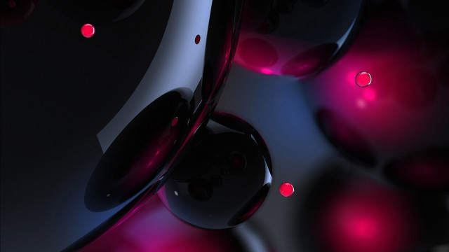 Red black balls red lights free wallpaper - medium preview image