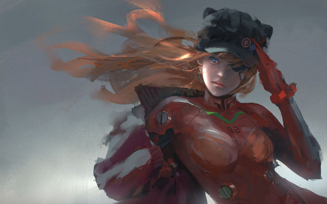 Red suit gun hat fire free wallpaper - medium preview image