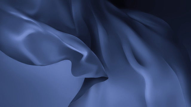 Blue silk wave black background free wallpaper - medium preview image