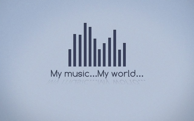 My music world equalizer conceptual free wallpaper - medium preview image