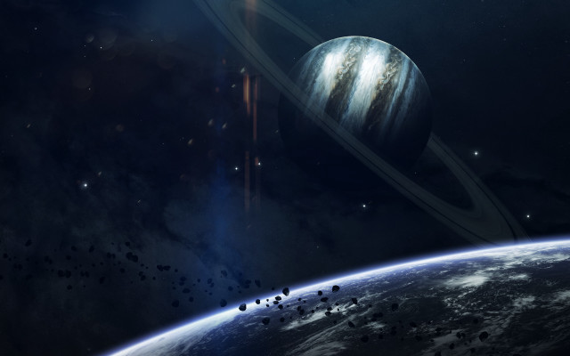Space planet star system milky free wallpaper - medium preview image