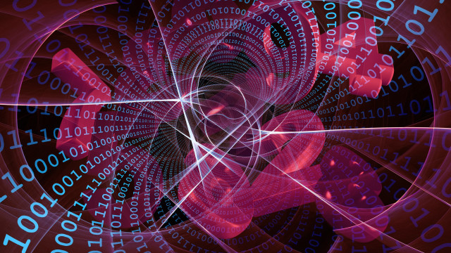 Spiral numbers red blue fractals free wallpaper - medium preview image