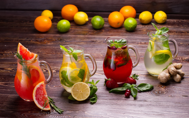 Drinks fruits lemons limes watermelon free wallpaper - medium preview image