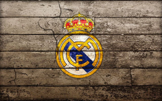 Wooden wall soccer team emblem free wallpaper - medium preview image