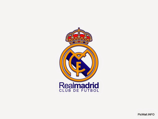 Real madrid logo crown blue free wallpaper - medium preview image
