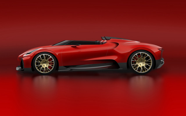 Red sports car gradient dahlov free wallpaper - medium preview image