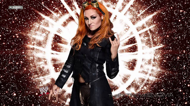 Woman red hair black outfit free wallpaper - medium preview image