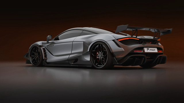 Silver sports car black brown #2 free wallpaper - medium preview image