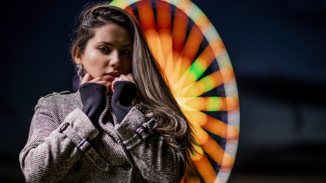 Aramenta diathne vail ferriswheel portrait free wallpaper - medium preview image