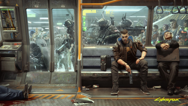 Subway group cyberpunk scifi teen free wallpaper - medium preview image