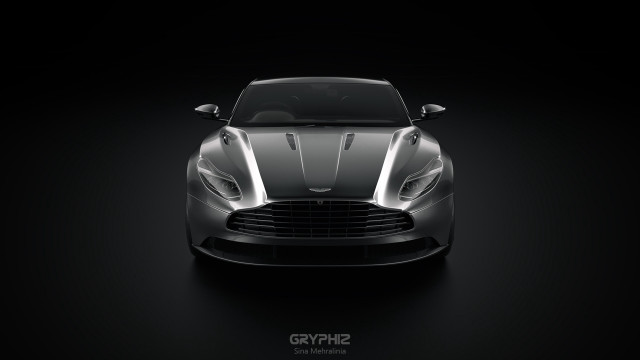 Black car white stripe hood free wallpaper - medium preview image