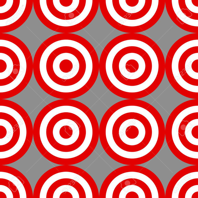 Red white pattern circles stock free wallpaper - medium preview image