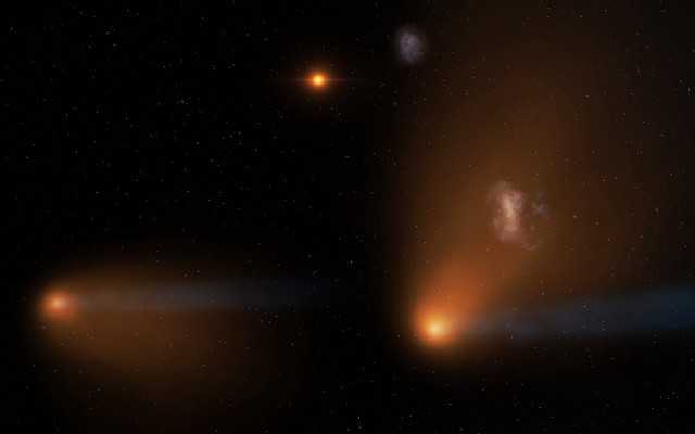 Distant objects star background space free wallpaper - medium preview image