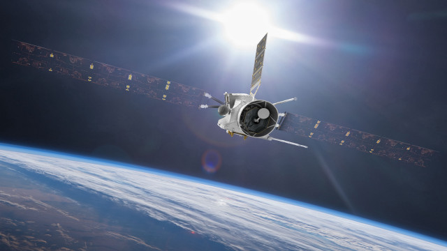 Satellite earth sunshine blue sky free wallpaper - medium preview image