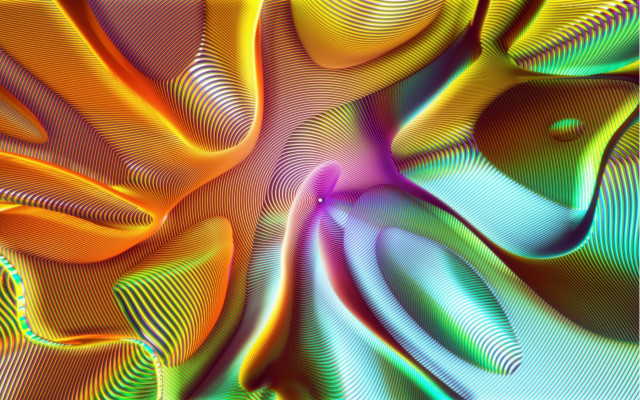 Colorful flower spiral fractals generative free wallpaper - medium preview image