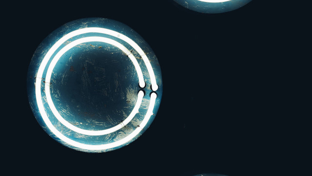 Retro mirror light room retrofuturism free wallpaper - medium preview image