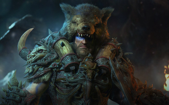 Bear head sword demon christ free wallpaper - medium preview image
