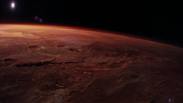 Earth space lights milkyway shore free wallpaper - medium preview image