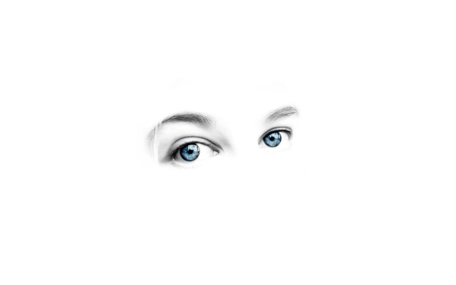 Blue eyes clarice beckett photorealism free wallpaper - medium preview image