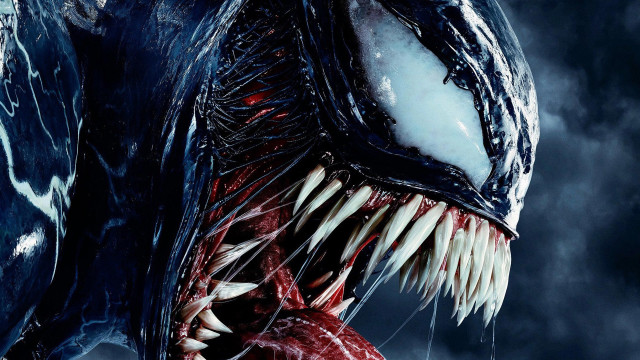 Spider man giant glowing fangs free wallpaper - medium preview image