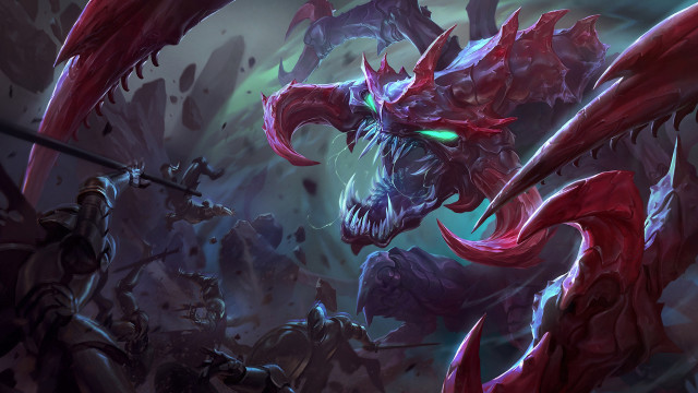 Demonic green eyes sword armor free wallpaper - medium preview image