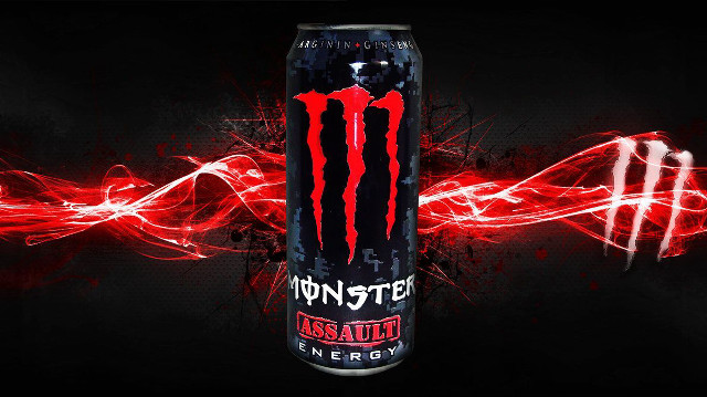 Monster energy drink red streaks free wallpaper - medium preview image