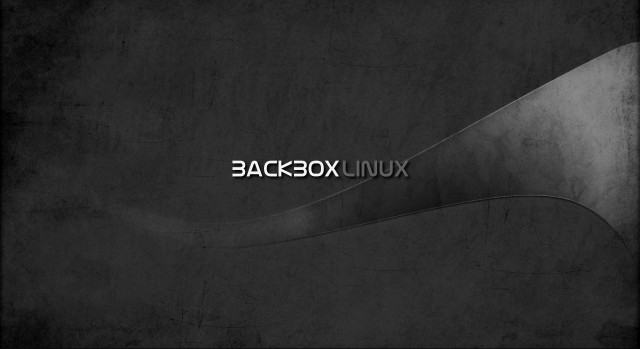 Backbox linux black background white free wallpaper - medium preview image