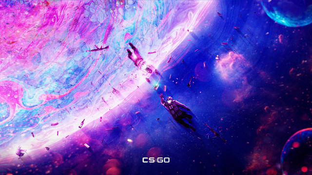 Space ship stars galaxy moon free wallpaper - medium preview image