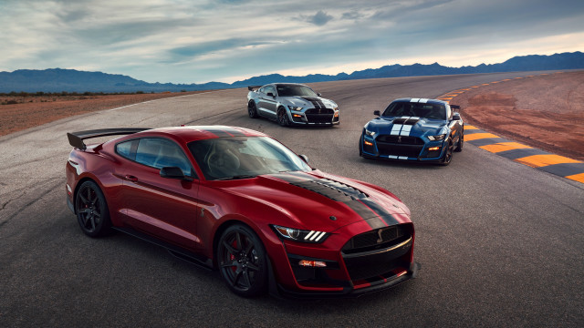 Three cars mountains clouds beach free wallpaper - medium preview image