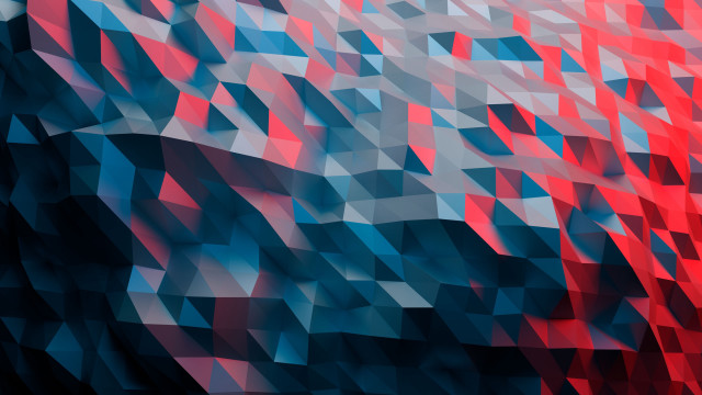 Colorful abstract triangles geometric lowpoly free wallpaper - medium preview image