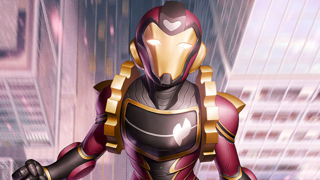 Futuristic cartoon hero eve ryder free wallpaper - medium preview image
