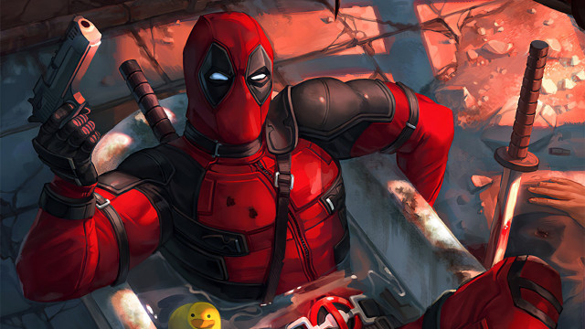 Deadpool knife armor helmet sword free wallpaper - medium preview image