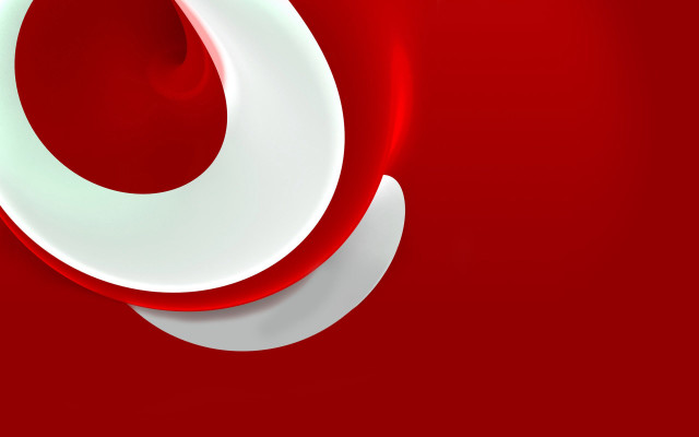 Red white abstract center bottom free wallpaper - medium preview image