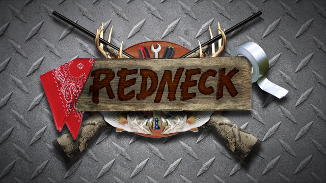 Redneck deer antlers sign fork free wallpaper - medium preview image
