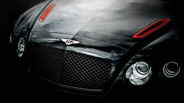 Black car red taillight cloudy free wallpaper - medium preview image