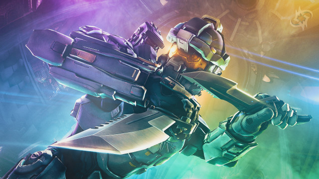 Futuristic robot gun light beam free wallpaper - medium preview image
