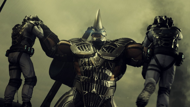 Armor stand group clouds unreal free wallpaper - medium preview image