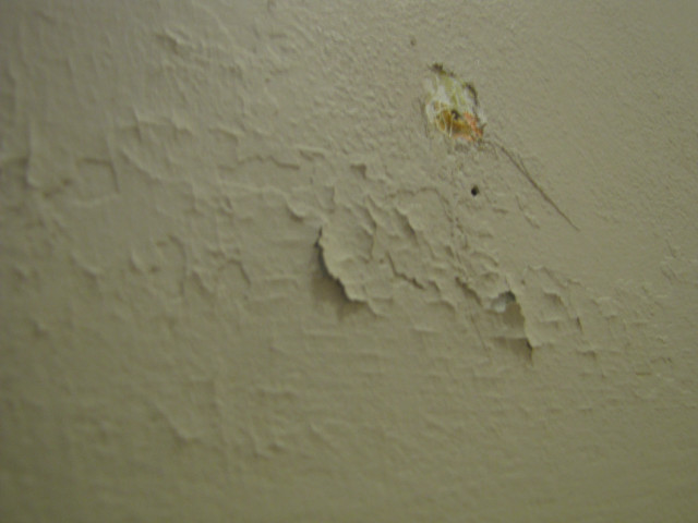 Peeling paint white wall brown free wallpaper - medium preview image