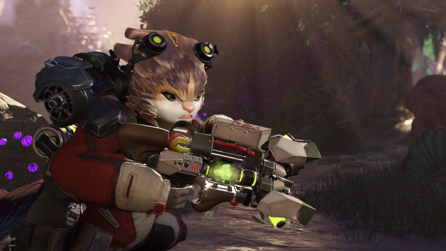 Cat gun camera furry concept free wallpaper - medium preview image