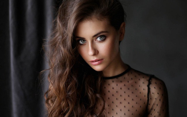 Elina karimova longhair sheer top free wallpaper - medium preview image
