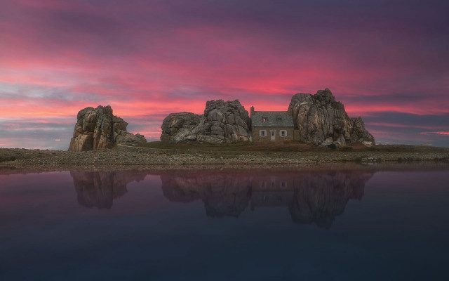 House island mystical sky magic free wallpaper - medium preview image