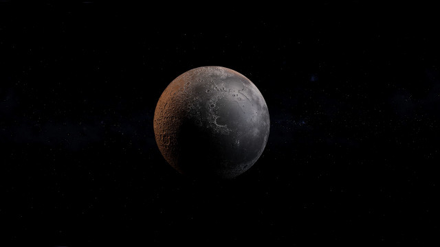 Planet stars aurora space rocket free wallpaper - medium preview image