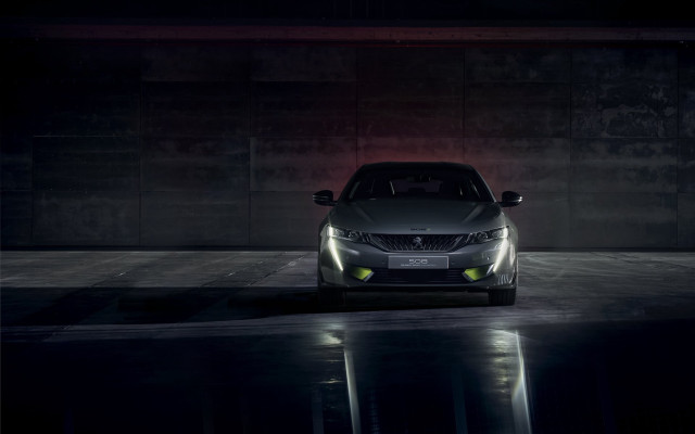 Car dark parking lot lights free wallpaper - medium preview image