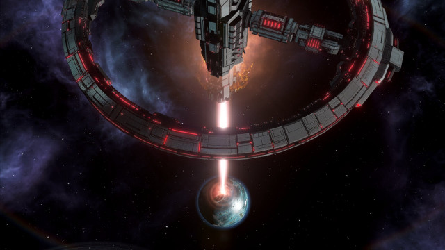 Space station rocket planet space free wallpaper - medium preview image