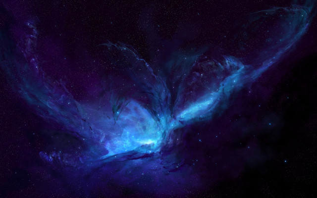 Space bird nebula stars celestial free wallpaper - medium preview image