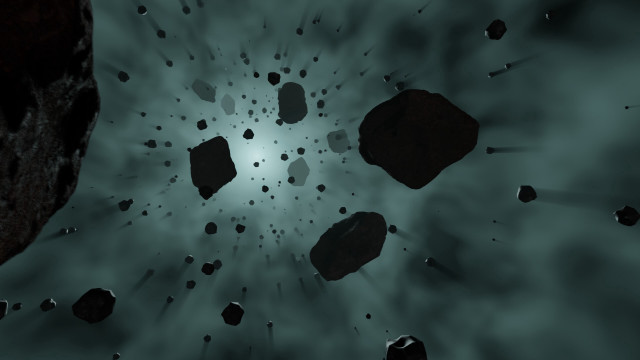 Hole water rock light space free wallpaper - medium preview image