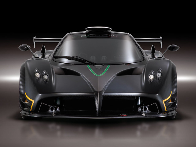 Black sports car green arrow free wallpaper - medium preview image
